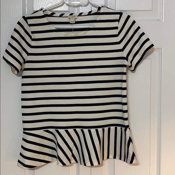 J Crew peplum top - Picture 1 of 7